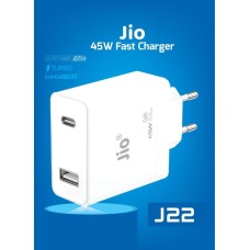 JIO J22 45W FAST CHARGER